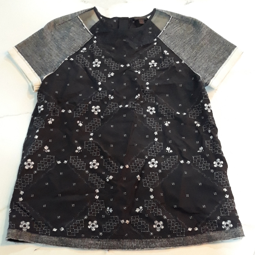 Coach Skull Stitch Mesh Top